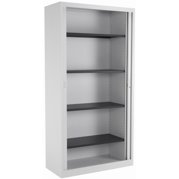 Olton Lockable Steel Storage Tambour 